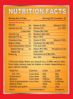 120 tabs Snack Food for 10 Days Emergency Survival MREs Meals Ready-to-eat Bugout for Travel Camping Boating Biking Hunting Activities Gluten Free and Non-GMO 25 Years Shelf Life - Vanilla Malt Flavor