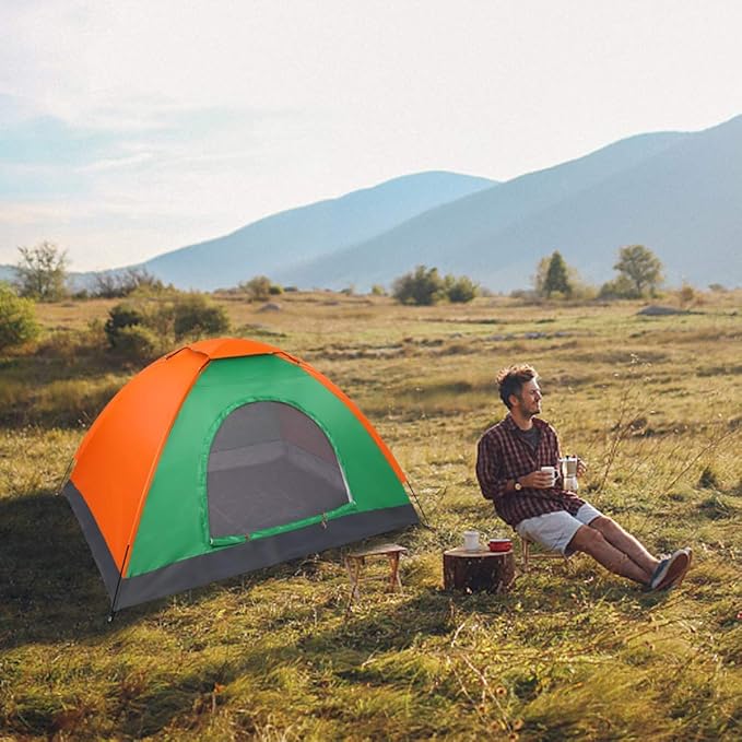 Camping Tent Dome Tent for Camping, Lightweight Portable Backpacking Tent, Family Dome Tent Small Easy Set Up Shelter Outdoor Camping Accessories for Camping, Hiking, Mountaineering or Beach