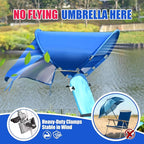 XL Universal Beach Chair Umbrella Canopy, UPF 50+ Chair Sun Shade Attachment with Adjustable Clamp for Camping, Lawn, Wheelchair, Tanning, Zero Gravity, Lounge, Outdoor Chairs, Oversized, 2 Pack