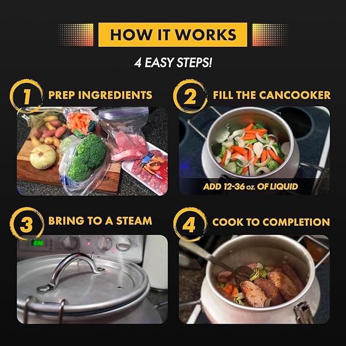 CanCooker 4 Gallon Convection Steam Cooker and Portable Multi-Fuel Single Burner with Convenient Case, Perfect for Feeding 20 People