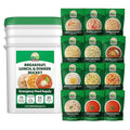Valley Food Storage 80 Serving Emergency Food Supply Bucket | Breakfast, Lunch & Dinner Survival Meals | 25 Year Shelf Life Prepper Food for Disaster Preparedness, Camping & Off-Grid Living