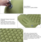 ciciglow Sleeping Pad for Camping, Air Mattress Camping, 40D Nylon TPU Laminate, Ergonomic Sleeping Pad for Hiking, Travel, Backpacking, Beach, 191X58X6Cm