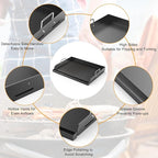 Griddle for Gas Grill, 17" x13” Universal Griddle Flat Top Plate with Removable Handles for Charcoal/Gas Stove, Nonstick Coating Cooking Griddle Plate Insert for Camping, Tailgating, Parties