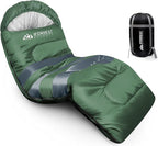 IFORREST Sleeping Bag - Single-Person Cold Weather Camping Sleep Bag for Adults and Teens - XXL 33in/ 40" - Extra-Wide & Warm for Big & Tall - All-Season Comfort