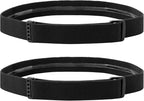 2 Pack Elastic Headlamp Strap Replacement Headband, Adjustable Headlight Strap Fit for Most Black Diamond Petzl Energizer Pelican Fenix Headlamps 1” Width Comfortable Band (Silicone Anti-Slip)