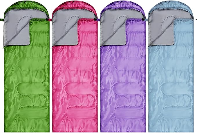 Tudomro Camping Sleeping Bag for Adults Lightweight Packable Waterproof Camping Gear Equipment to Keep Warm for Outdoor Backpacking Hiking Travel