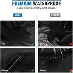 Griddle Cover for Weber/Blackstone 36" Griddle,600D Heavy Duty Rip-Proof Material Flat Top Grill Cover,Waterproof UV and Fade Resistant Grill Cover with Straps for Camp Chef and More 4 Burner Griddle