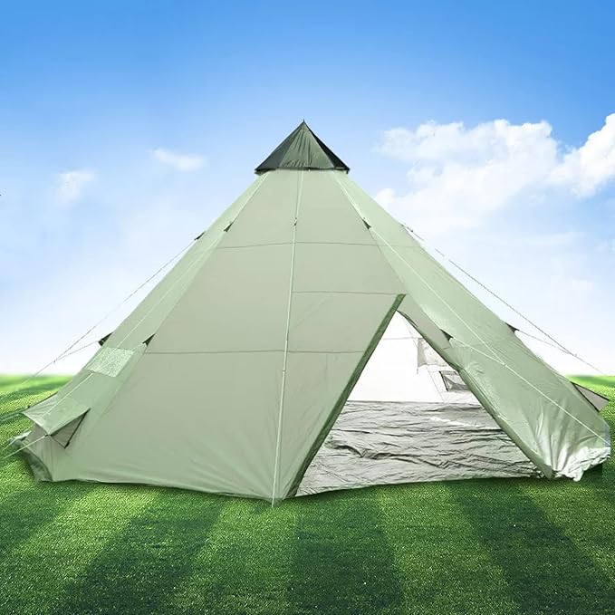 travel tent Oversized Tent Group Outing Family Party Travel Windproof Camping Outdoor Beach Tower Tent