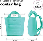 Fit & Fresh Carefree Cooler Collection – Insulated, Leakproof, Water-Resistant Tote & Mini Sling Bag for Summer Pool & Travel