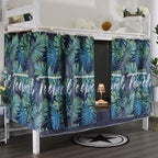 Dorm Bottom Bunk Bed Curtains Privacy Curtains 350g Dustproof Breathable Single Bed Blackout Curtains Panels Privacy Underbed Loft Bed Canopy Tent Curtain Shading Drapes for Dorm College Home 2 panels