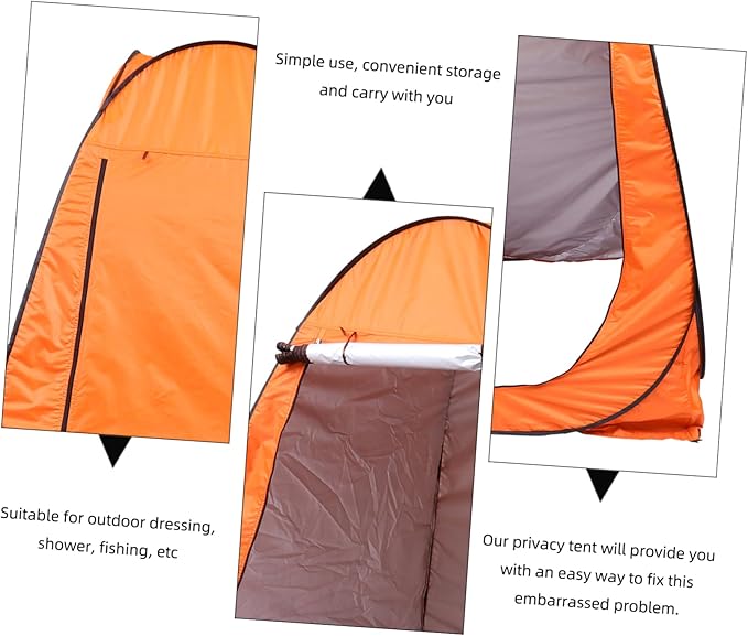 POPETPOP Automatic Changing Tent for Outdoor Camping Fishing and Portable Privacy Shelter Waterproof Material Easy Setup for Beach Hiking and Restroom Use