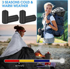Macarrie 6 Pack Bulk Sleeping Bags for Homeless Donation, 0 Degree Waterproof Sleeping Bags with Compression Sack for Adults Winter Cold Weather Care Camping Hiking Emergency