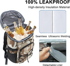 WOLT Cooler Backpack,24 Cans Insulated Backpack Cooler Leakproof,Lightweight Soft Cooler Bag,Camping Cooler,Large Capacity Beach Cooler,Waterproof Travel Cooler Lunch Backpack for Hiking