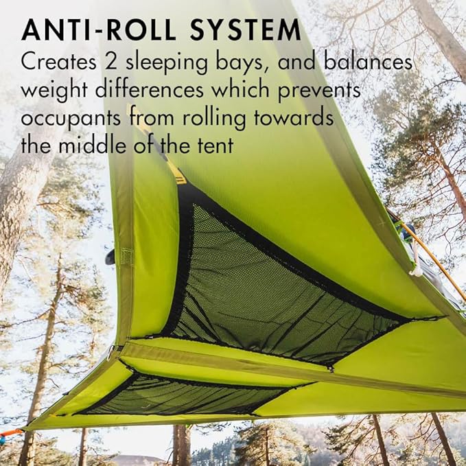 Tentsile Connect V3 2-Person Tree Tent Hammock, The Original Tree Tent Company, 880 Pound Capacity, Portable Treehouse, Heavy Duty Ratchets Included, Designed in The UK