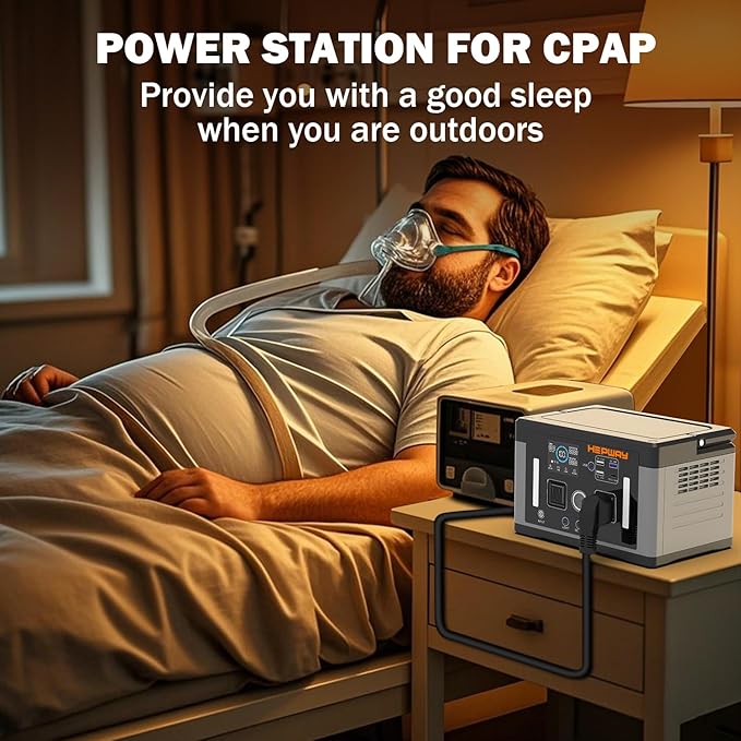 Portable Power Station 700W 577Wh Solar Generator, 120V Pure Sine Wave AC, PD 60W Fast Charge, 1000W Surge Inverter Power Bank Home Backup Battery for CPAP, Camping, RV, Outage