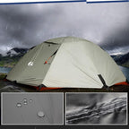 Waterproof Backpacking Tent 2/3 Person, Double-Layer Warm Rainstorm-Proof Outdoor Tent, Lightweight and Suitable for Hiking, Mountain Climbing and Camping in The Wild