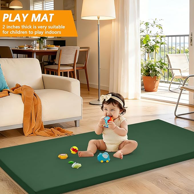 CYMULA Camping Cot Mattress 2in Memory Foam Sleeping Pad,Soft Warm Non-Slip Camping Mattress Topper with Retaining for Adults,Portable Roll up Pad for Travel(75 x30)（only Mattress）