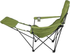 ALPS Mountaineering Escape Lounge Camping Chairs for Adults with Footrest and Adjustable Armrests, Sturdy Steel Frame, Compact Foldable Design, and Carry Bag