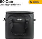 RTIC Ultra-Tough Soft Cooler 50 Can, Insulated Bag Portable Ice Chest Box for Lunch, Beach, Drink, Beverage, Travel, Camping, Picnic, Car, Trips, Floating Cooler Leak-Proof with Zipper