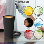 4 Pack Plastic Travel Coffee Mug Set, 20 oz Spill Proof Drinking Cups with Lids, Pobtable to Go Camping Coffee Tumbler Reusable Coffee Mugs with Lids, Dishwasher & Microwave Safe