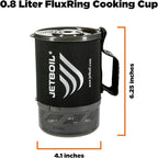 Jetboil MicroMo Lightweight Precision Camping and Backpacking Stove Cooking System with Adjustable Heat Control