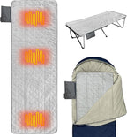 Heated Sleeping Bag Pad, Heated Sleeping Bag Liner, 3 Heating Zones,Heated Sleeping Bag Insert for Camping、Sofa、Chair