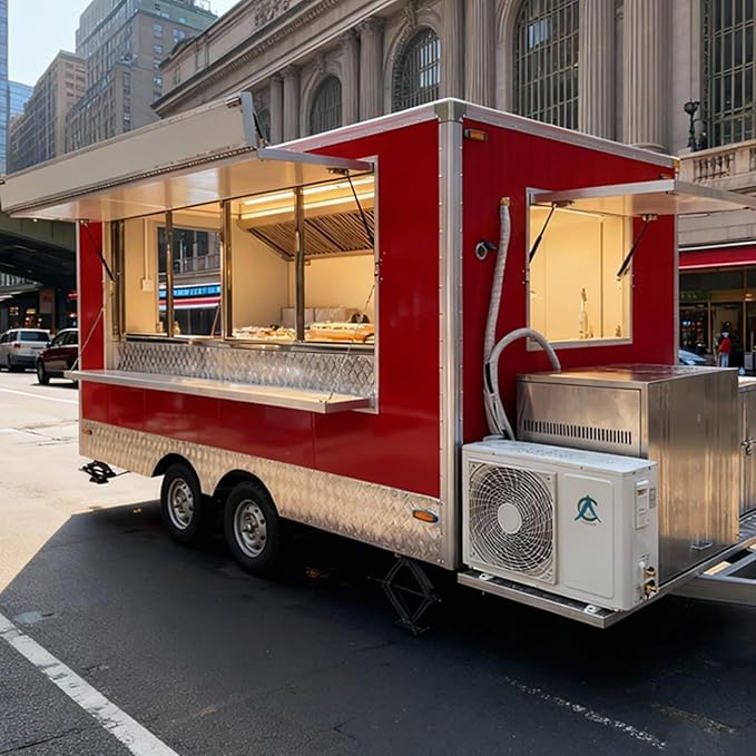 Disaster-Relief Food Truck & Emergency Support Trailer – Ruggedized Stainless Steel Mobile Kitchen, for Government Contracts and Humanitarian Missions