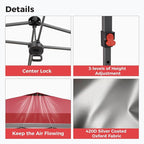 GDY 12x12FT Pop Up Canopy Tent with One Push Setup, Easy to Install with 4-Sidewalls for Events, Parties, Camping, Outdoor Gazebo with 4-Sandbags and Wheel Bag,Red.