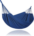 SUNCREAT Hammocks Outdoor Camping Double Hammock, 2 Person Outdoor Backyard Hammock, Navy