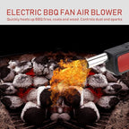 Electric Fire Blower Fan – Portable Handheld BBQ Grill & Fireplace Air Blower for Outdoor Camping, Picnic, and Barbecue Cooking