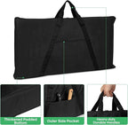 Griddle Storage Bag fit for Weber 6789 Full Size and Weber Genesis 400 Series Griddle Insert, Durable Handles and Thickened Bottom, Black