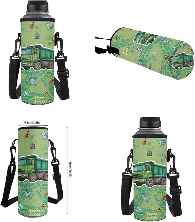 Cargo Truck Backpack with Lunch Box Boys 17 Inch Elementary School Backpack for Boys 4 in 1 Set Kids Book Bag for School Travel Shoulder Bag Daypack