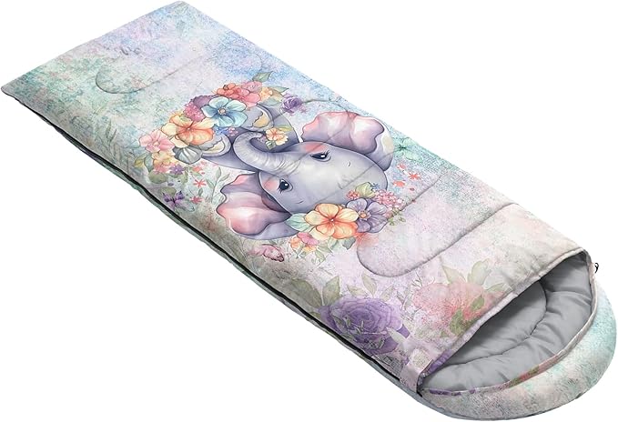 AILONEN Sports Basketball Sleeping Bag for Kids Boys,Warm and Cool Weather,Lightweight,Waterproof Backpacking,3D Galaxy Ball Print Sleeping Bag for Camping