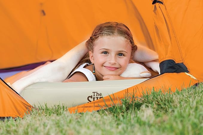 The Shrunks Inflatable Toddler Travel Bed with Safety Bumpers | Portable Toddler Bed for Kids | Toddler Air Mattress | Air Mattress with Bed Rails