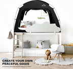 Bed Tent for Indoor Portable Light Reducing Twin Size Canopy Tents Breathable Lightweight Private Space Tent for Bed