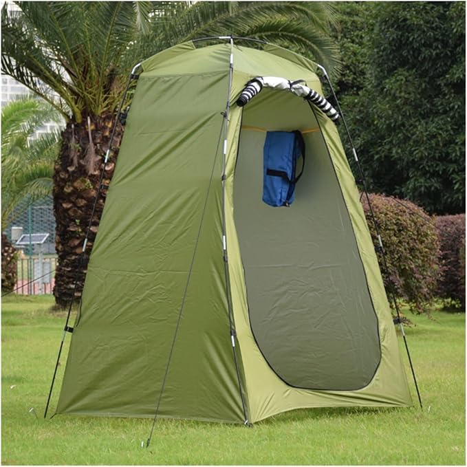 Camping Tent,Shower Tent, Portable Changing Fitting Room Outdoor Camping Shower Bathing Tent Privacy Toilet Dual Layer Waterproof Tourist Tents Camping Tent