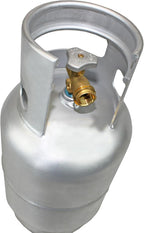 Flame King 10LB Aluminum Propane Tank with OPD Valve, Corrosion-Resistant and Rust-Free, Lightweight, Great for Marine Applications, Grills and BBQs, Camping, Fishing, & Outdoor Activities
