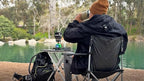 Flame King 1/2LB Propane Tank, Refillable and Empty Cylinder for Small Propane Lamps, Lanterns and Camp Stoves
