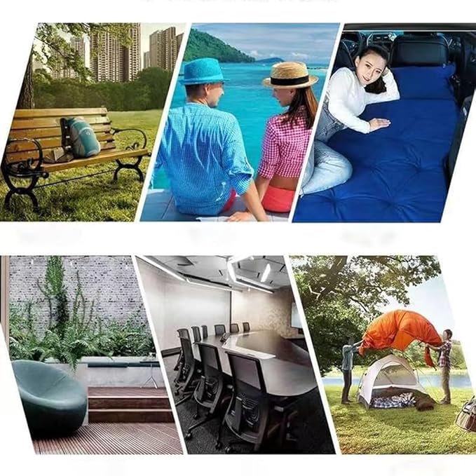 Car Inflatable Mattress, for Chevrolet Equinox/GMC Terrain Denali 2012-2017 Outdoor Camping Travel Portable Sleeping Pad AdjustableWear Resistant, Auto Accessories,D-Grey