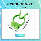 Frienda Professional Nose Stop Clips Plastic Foam Nosebleed Stopper Clips for Adults Accidental Emergency Condition Swimming(16 Pcs,Green,Standard Size)