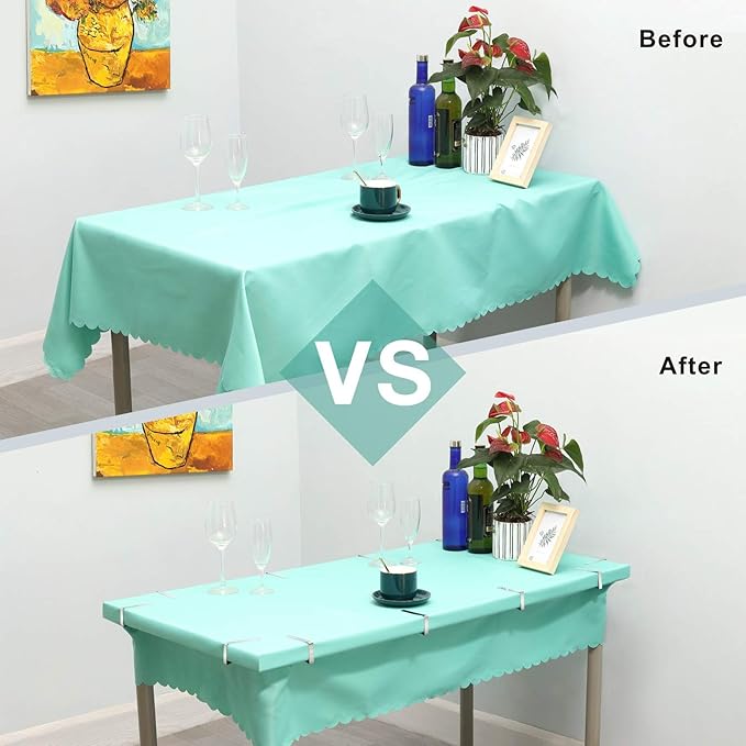 12 Pack Tablecloth Clips - Heavy Duty Picnic Table Clips, Stainless Steel Table Cloth Cover Clamps, Table Cloth Holders Ideal for Restaurant Picnics Marquees Weddings Graduation Party