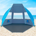 Gorich Portable Beach Tent for 3/4-5/6-7 Person with UPF 50+ UV Protection, Lightweight & Foldable Sun Shelter with 5 Sand Bags, Easy Setup Windproof Beach Umbrella Sun Shade