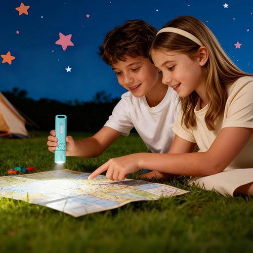 6 Pack Rechargeable Flashlights USB C Mini LED Flashlights, Camping Lantern Combo Flashlight Ultralight Zoomable Flashlight for Gift Camping Hiking Night Reading