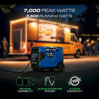 DuroMax XP7000iHT 7,000-Watt Portable Tri Fuel Inverter Generator