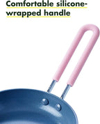 GreenPan Mini Healthy Ceramic Nonstick, 5" Round Egg Pan, PFAS-Free, Dishwasher Safe, Stay Cool Handle, Pink