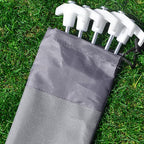 Tent Stake Storage Bag with Oxford Fabric, 30cm Camping Nail Organizer Pouch for Outdoor Tent Pegs and Ground Stakes, Windproof Drawstring Holder for Hiking and Backpacking
