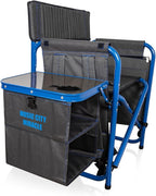 Picnic TIME NFL Unisex-Adult NFL Fusion Camping Chair with Side Table and Soft Cooler, Beach Chair for Adults, Lawn Chair