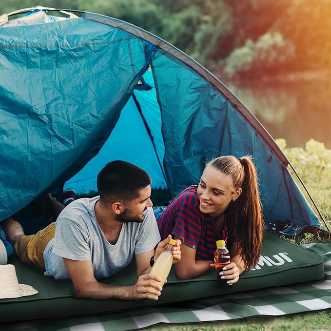KAMUI Sleeping Pad – Foam Camping Mat, 4-Season Insulated Mattress Pad R-Value 6, for Tent, Car, Travel, or Home