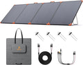 350W Portable Solar Panel, N-Type 16BB 25% High Efficiency Foldable Solar Charger for Jackery/EcoFlow Delta/Anker Solix C1000/Bluetti,IP68 Waterproof OffGrid Power for RV Camping Power Backup
