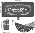 Coffee Bar Finely Home Camping Hammock Single Portable Hammocks 330 lbs Capacity with 2 Tree Straps and Attached Carry Bag,Perfect for Outdoor,Indoor,Beach,Camping,Travel